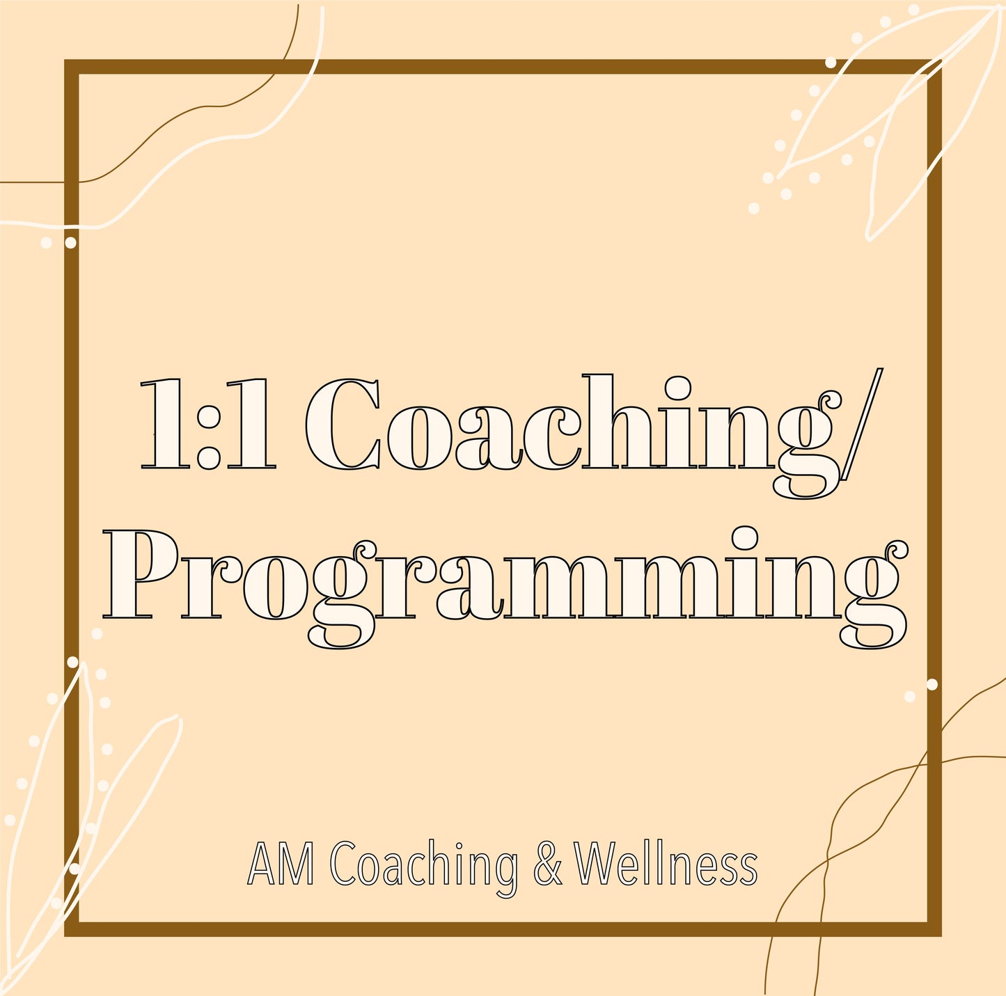 1:1 Coaching + programming (x5 day a week)