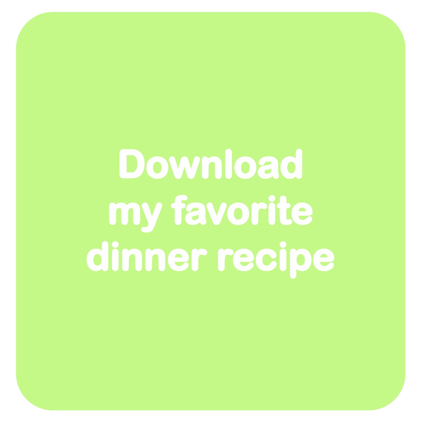Free recipe